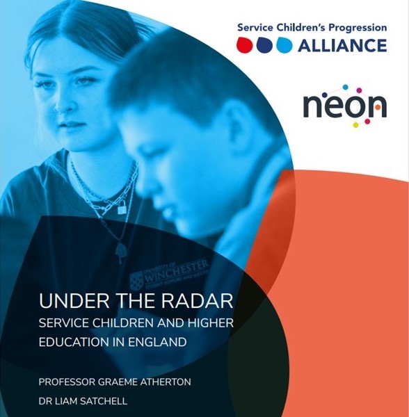 A report funded by the University of Winchester and co-authored by Dr Liam Satchell, Lecturer in Psychology <a href="/_UoW/">University of Winchester</a> has helped widen access to higher education for children of service families. Read about Under the Radar here shorturl.at/jksUV