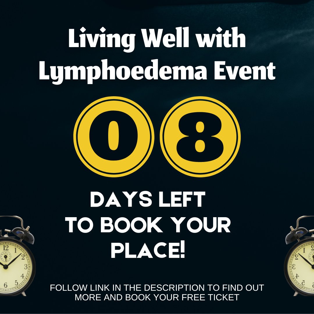 LymphNetWales's tweet photo. There’s still time to book for our Living Well with Lymphoedema Event on 21/02/2024!

For more information and to book your FREE ticket visit: https://t.co/kcfr0hAQzH

#lymphoedemawales #lwcn #patientevent #event #livingwellwithlymphoedema #selfcare #selfcareevent #booknow https://t.co/5tI1u37Eyk