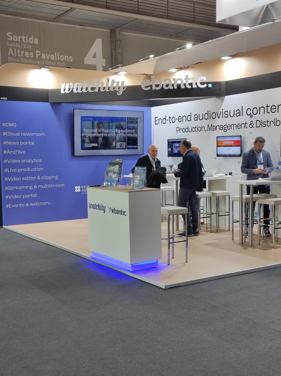 ☑️¡Todo listo para el 1r día de #ISE2024!🚀
📍Stand 4H820 
🗓️Del 30/01 al 02/02
🤗¿Nos vemos?💙
#Watchity #VideoEngagement #videoplatform #livevideo #AV