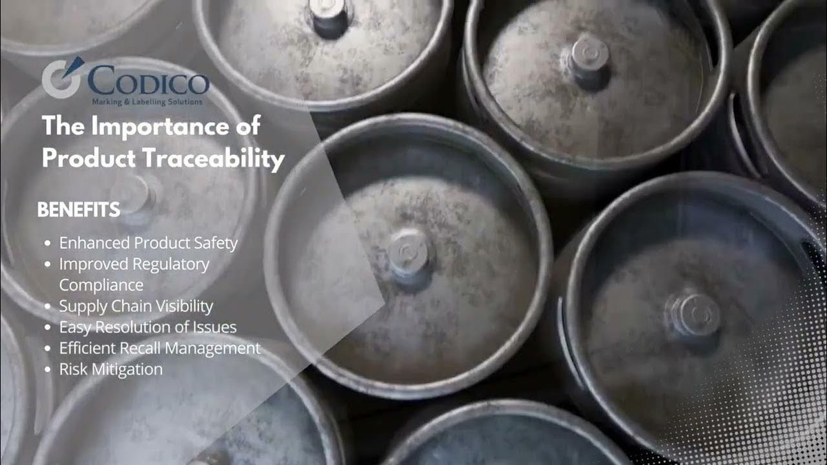 CodicoDist's tweet photo. 🏭 Why Choose Traceability in Manufacturing? 🌟
✅ Quality Control
✅ Product Safety
✅ Compliance
✅ Visibility
✅ Fast Issue Resolution
✅ Customer Satisfaction
✅ Cost Savings
✅ Efficient Recalls
https://t.co/bWpNIi2x1o #ProductTraceability #BatchCoding #BatchMarking https://t.co/aeiDPRDy07