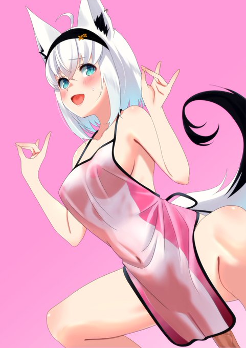 裸エプロン(ダブルミーニング) 