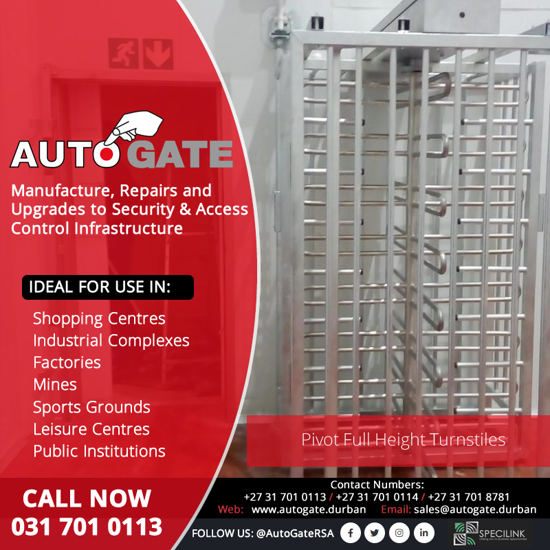 AutoGateRSA's tweet image. Full Height Pivot Turnstiles are an excellent security solution, provides superior access control by both detecting and deterring unauthorized entries.