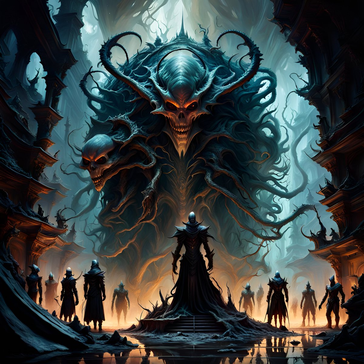 Sat_et_Nehys's tweet photo. Bestiaire 18 - Reine Exterran, Titan du cauchemar
https://t.co/e1OPUfyJMQ
@nightcafestudio
#ai #aiart #aiartcommunity #aiartwork #nightcafestudio #beautiful #like #love #happy #fantasy #fantasyart #imagination #gallery #illustration #painting #mythology #divinity #character https://t.co/62MyOn81OG