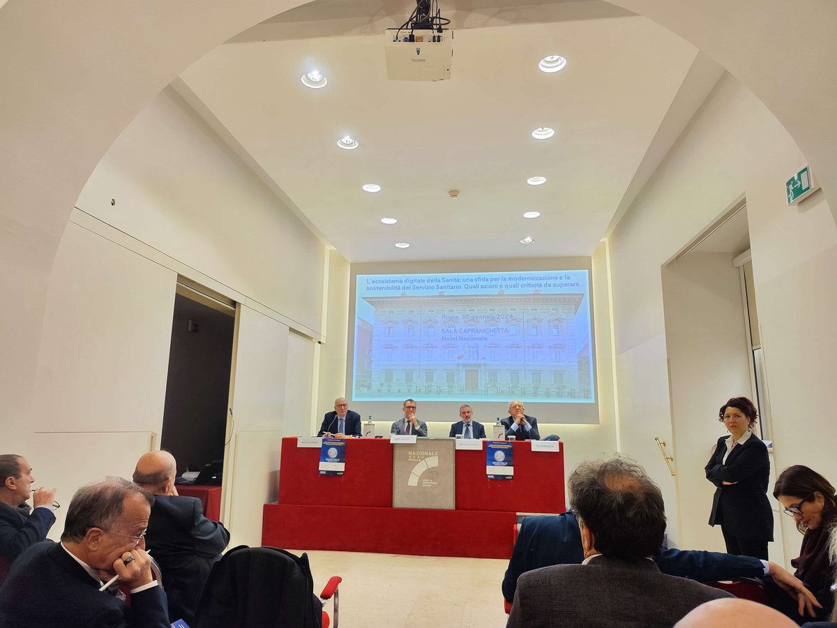 In corso a Roma l'evento organizzato da <a href="/Aisdet_/">Aisdet</a> "L’ecosistema digitale della #Sanità: una sfida per la modernizzazione e la sostenibilità del Servizio Sanitario". Kelyon è presente per focalizzare l'attenzione sulle istanze delle #PMI nel settore sanitario. #digitalhealth