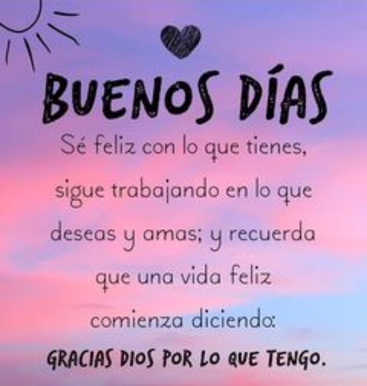 Buenos días Alegría ☕