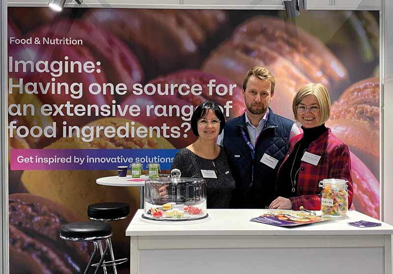 Tecnifood's tweet image. La compañía @Brenntag está presentando en #ProSweets sus ingredientes naturales para crear productos indulgentes enriquecidos con proteínas, vitaminas y minerales #Dulces #Snacks #TecnologíaAlimentaria #FoodTech bit.ly/3UfeA9G