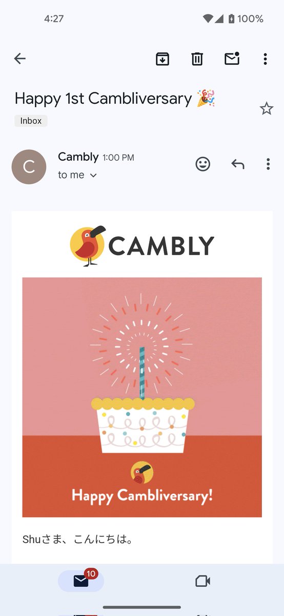shushimbo's tweet photo. It has been a year since I started Cambly! The number of lessons I took has reached 247 and total hours have reached 208 hours. I'm proud of keeping lessons so far. https://t.co/pCLgQtlvY5