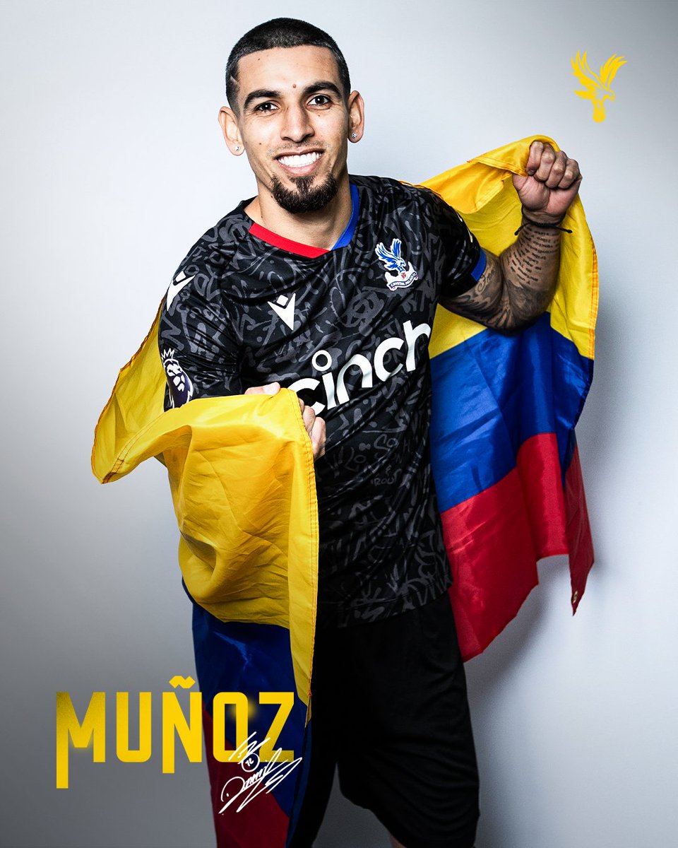 DetailFoot's tweet photo. C'est fait ! ✍️ 
Le latéral colombien Daniel Munoz 🇨🇴 s'engage avec Crystal Palace 🏴󠁧󠁢󠁥󠁮󠁧󠁿 en l'échange d'un montant de 10 M € versé au KRC Genk 💰 https://t.co/RQcR8M4pZK