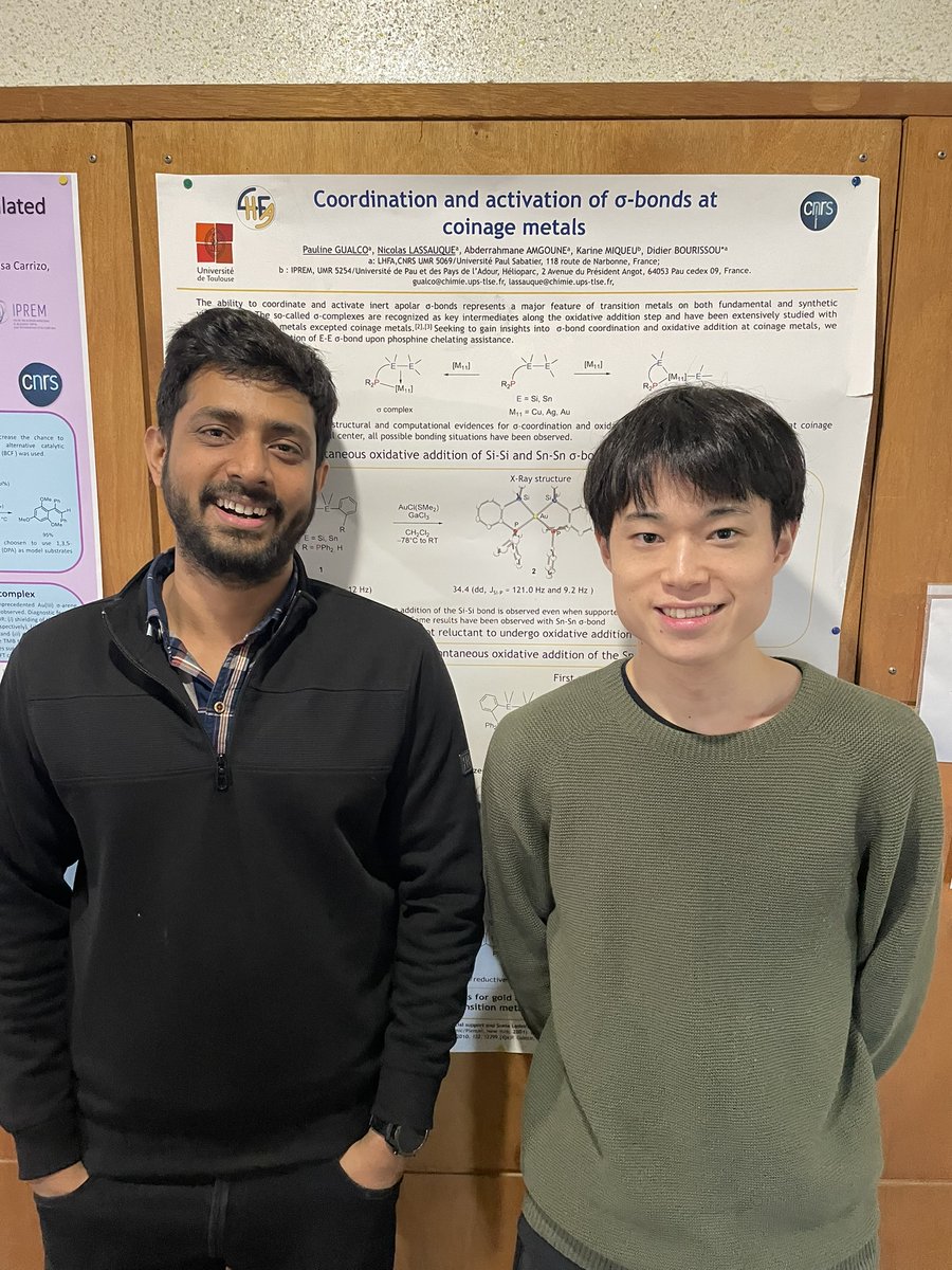 Laboratoire LBPB (@lbpb_lab) on Twitter photo Today we are very pleased to welcome two new members in the LBPB team, Arindom (<a href="/arindom_b/">Arindom Bhattacherya</a>) from india as postdoctoral fellows on Metal-Ligand cooperation catalysis and Taichi from Japan (<a href="/NAIST_MAIN_EN/">NAIST (English)</a>) as 2 months trainee on photoisomerizable motifs. Welcome on board guys! Today we are very pleased to welcome two new members in the LBPB team, Arindom (<a href="/arindom_b/">Arindom Bhattacherya</a>) from india as postdoctoral fellows on Metal-Ligand cooperation catalysis and Taichi from Japan (<a href="/NAIST_MAIN_EN/">NAIST (English)</a>) as 2 months trainee on photoisomerizable motifs. Welcome on board guys!