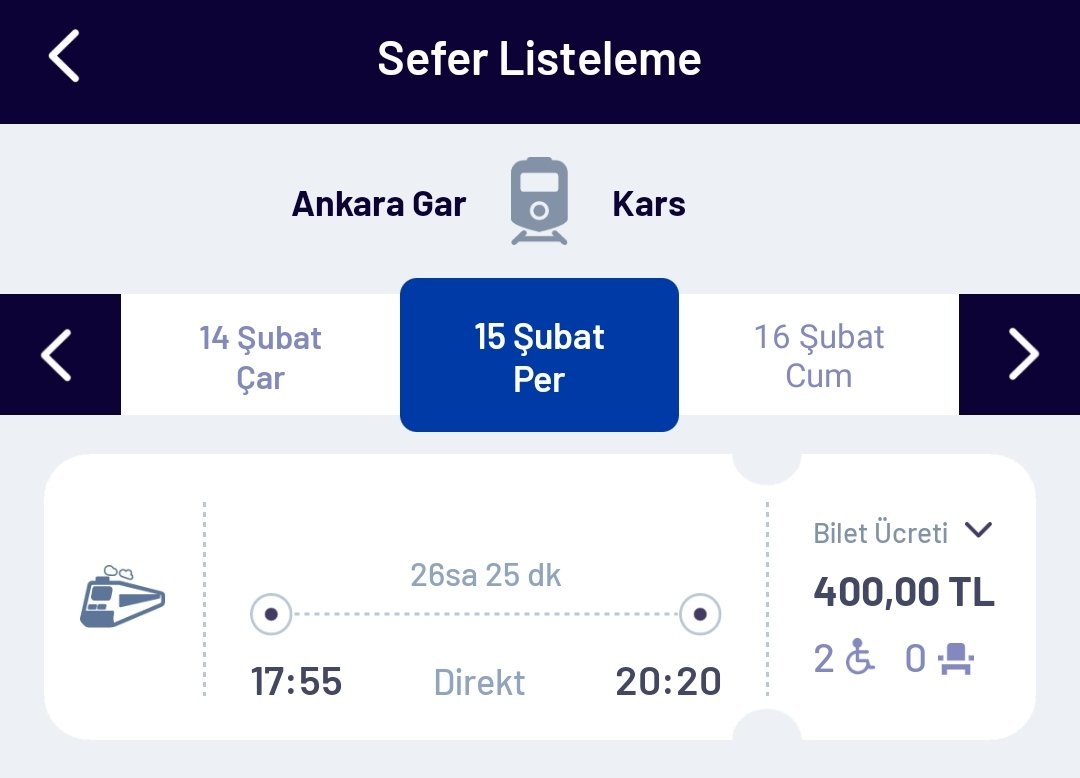 Alttaki paylaşımın yorumlarını okuyun lütfen. Bu ülkede zeka gerçekten çok büyük bi problem. Araştırma yok.4 sene önce 90₺'ydi ,2 sene önce 150₺'ydi yazanlar var.Yahu 10 bin₺ normal tren ücreti olabilir mi Allah aşkına. Bu aptallar için özel bi hat. Normal hat duruyor ve 400₺