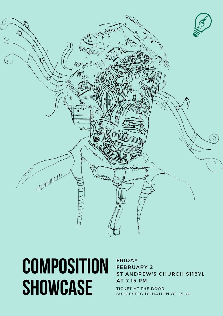 Ready for our first #concert of the year? 🤩 
Don't miss a night of brilliant original pieces! Shoutout to #SMA student, Billy, for the cool poster design 😎 

🎫 Grab your tickets at the door! 🎫 
#Sheffield #events #familyevent #music