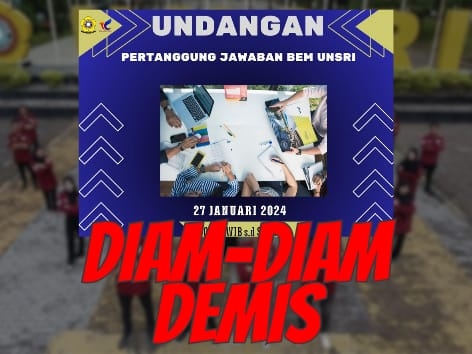 Tanpa Publikasi, BEM UNSRI Telah Melaksanakan Laporan Pertanggungjawaban Secara Tertutup: Badan Eksekutif Mahasiswa Universitas Sriwijaya (BEM UNSRI) telah melaksanakan laporan pertanggungjawaban sekaligus pendemisioneran pengurus secara… dlvr.it/T23zwB Berita Unsri