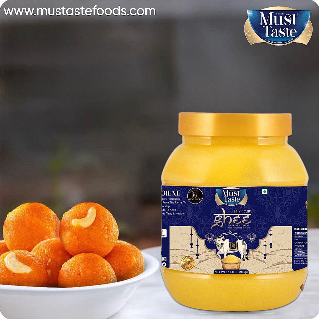 mustaste1's tweet photo. When you make moti choor laddoo from Mustaste Desi Ghee,Your mouth watering moti choor full of mustaste Desi Ghee Buy Now Mustaste Desi Ghee to your home in these Festive seoson #mustaste #desighee #desigheesweets #motichoorladoo #desi #ghee #clarifiedbutter #buylocal #buynow https://t.co/zDCxU6sFwt