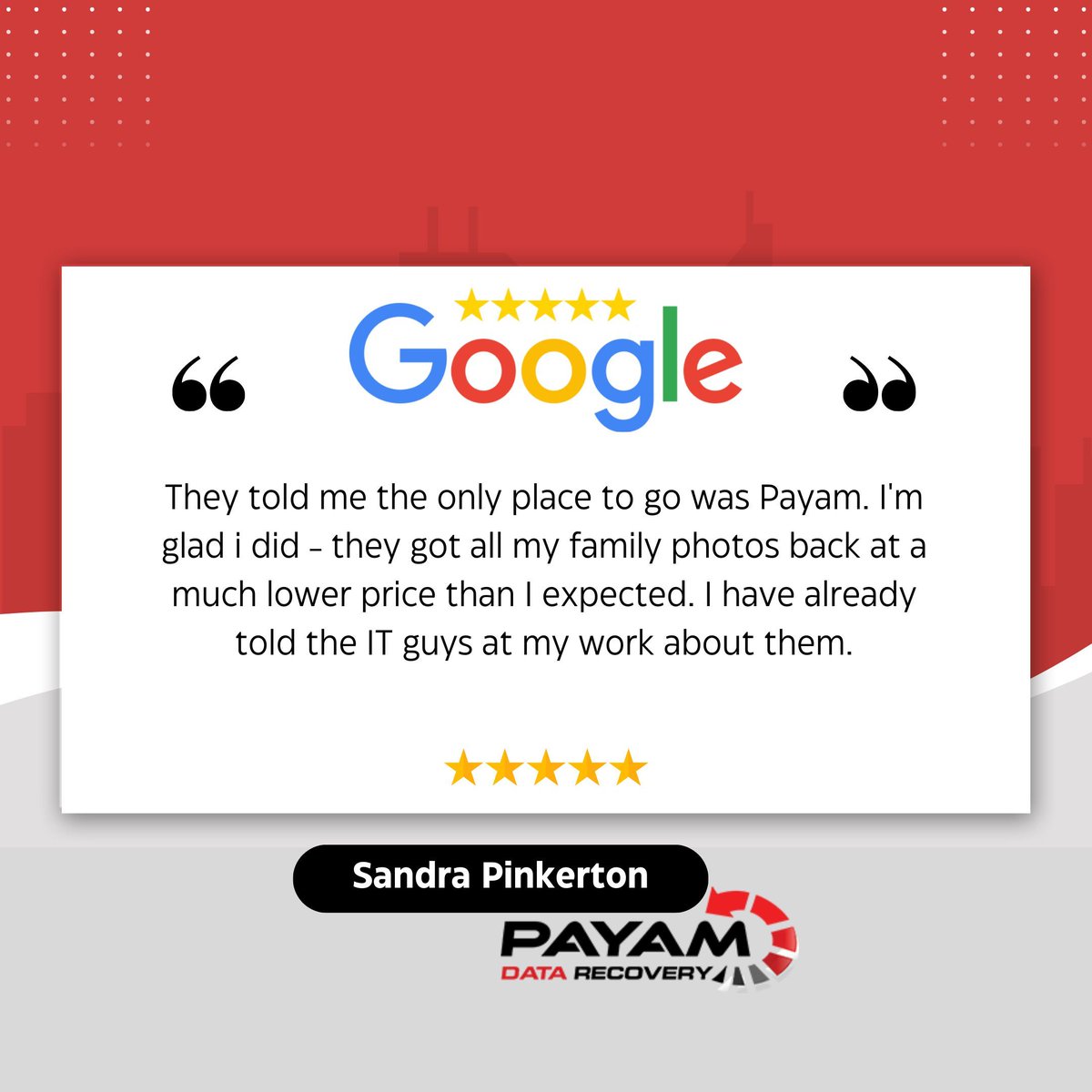 payamdata's tweet photo. Experiencing data loss? Our team of experts is here to assist you! Whether you're facing issues with a malfunctioning hard disk, a problematic solid-state drive, a damaged mobile phone, or any other storage device problem, we've got your back.

#datarescue #technicalsupport https://t.co/iaJM6p9tkM