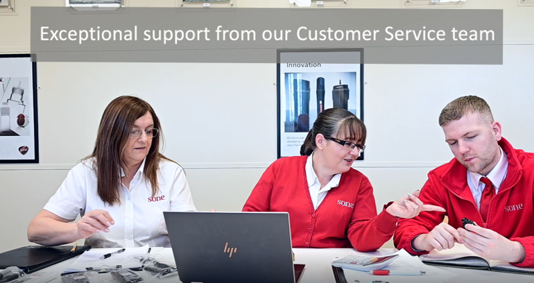 SONEProducts's tweet photo. What can SONE offer your business? Check out our video to find out where we’re based and meet some of our colleagues who manufacture our products and support our customers. https://t.co/DHlUALgfrG #sonesupports #soneproducts https://t.co/1fyzJE51IF