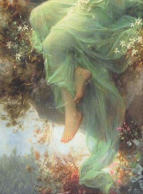 Hans Zatzka   — Edelweiß. detail.  1859-1949