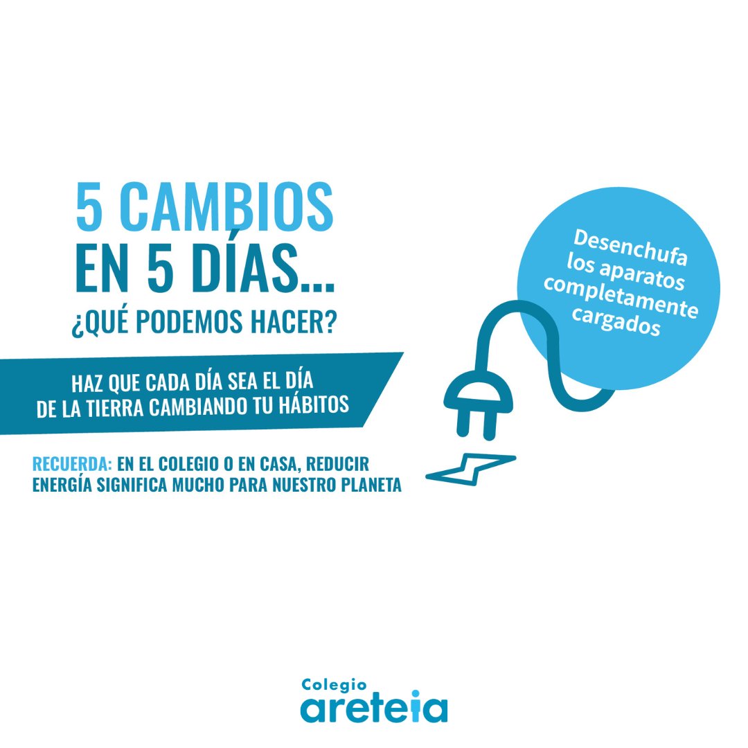 2/5 ♻️ 5 cambios en 5 días: desenchufa los aparatos completamente cargados.
¿Sabías que apagar o desenchufar un aparato ahorra energía?  🔌

<a href="/ecoescuelas/">Ecoescuelas MÉXICO</a> <a href="/wwf/">WWF</a>
#5días5cambios #PorUnPLanetaMasSostenible
#energy #globalcitizens #shapingtheworld #energysmart #energysaving