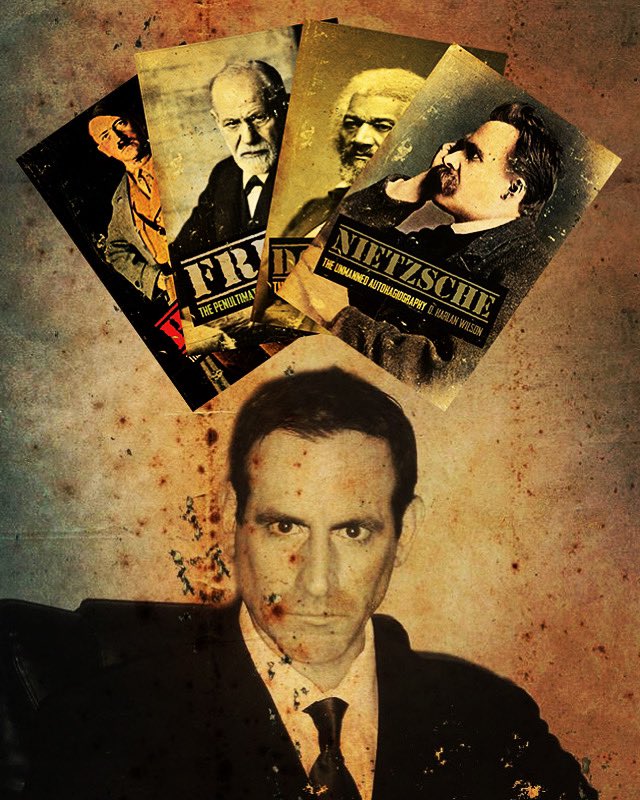 dharlanwilson's tweet photo. “The science fictions that define us require endless stores of inscrutable SFX.” —NIETZSCHE
https://t.co/5duwBRrr9y
@RDSPress #nietzsche #literature #philosophy #biography #autobigraphy
#autrebiography #metabiography #metafiction #satire #surrealism #schizoanalysis #schizflow https://t.co/rQsuqH6HUZ