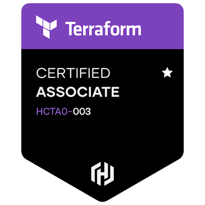 krypto_black's tweet photo. 🚀 Excited to share I'm now a HashiCorp Certified Terraform Associate! 🌐✨ Thanks to @btkrausen, @zealvora, and @HashiCorp Documentation Maintainers for their top-notch resources. Ready for more adventures as a HashiCorp #CloudEngineer! 💻☁️ #Terraform #HashiCorp #DevOps https://t.co/vFWB9LNZaw