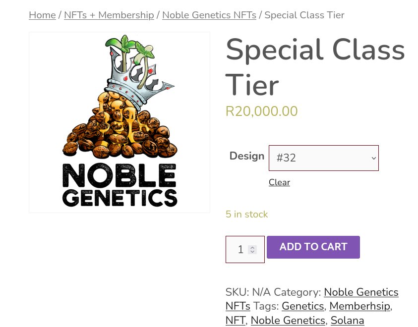 Only 2 Special Class #NobleGenetics #NFTs left, they come with 500 free seeds per year forever and 5% share in the brand👑
#NobleNetwrk #DoingThingsDifferently #Solana #Yotoshi #Kaspa $Kas $Sol $yoto #agriculture meets #crypto @CryptoDanksX @BlackTigerMiner #OG #greengold #noble