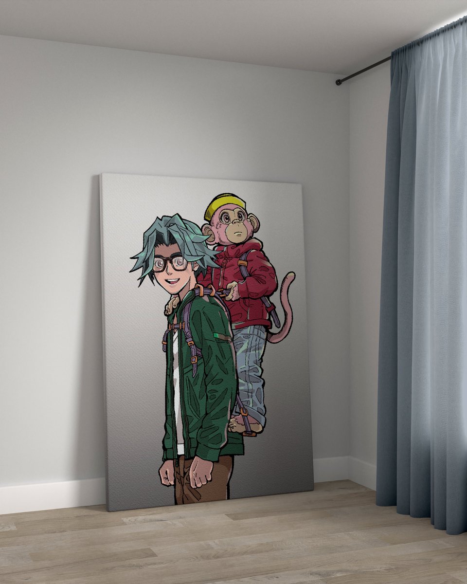 FT履行承諾，PFP客製化角色 來了 🩶
這是來自  <a href="/Luke6832eth/">LUKΞ ⟠💎⚡️⛩️</a>  
<a href="/Azuki/">Azuki</a>  &amp; <a href="/BoredApeYC/">Bored Ape Yacht Club 🍌</a> 的二創客製化

從 <a href="/friendtech/">friend.tech</a>  到現在 謝謝你一路的支持
Luke哥給我的第一印象就是個好爸爸
各種活動都是常客，都帶著小朋友一起參加 
真的非常溫馨😊

LUKE說:看你想怎麼設計都可以
所以這一張作品就出來了!