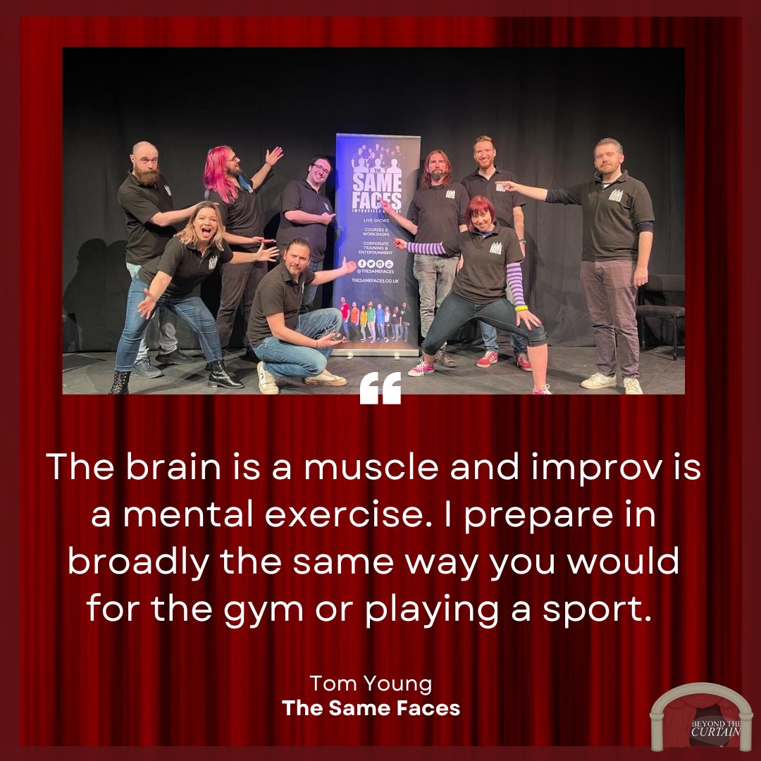 “A lot of what we do is incredibly silly, a lot of it is incredibly clever. If you leave thinking, "surely they can't have improvised that", then we've done our job!”

<a href="/TomYoungComedy/">Tom Young</a> chats <a href="/TheSameFaces/">The Same Faces</a> ahead of 3 shows at <a href="/LeicsComedyFest/">Leicester Comedy Festival</a> 

beyondthecurtain.co.uk/2024/01/tom-yo…