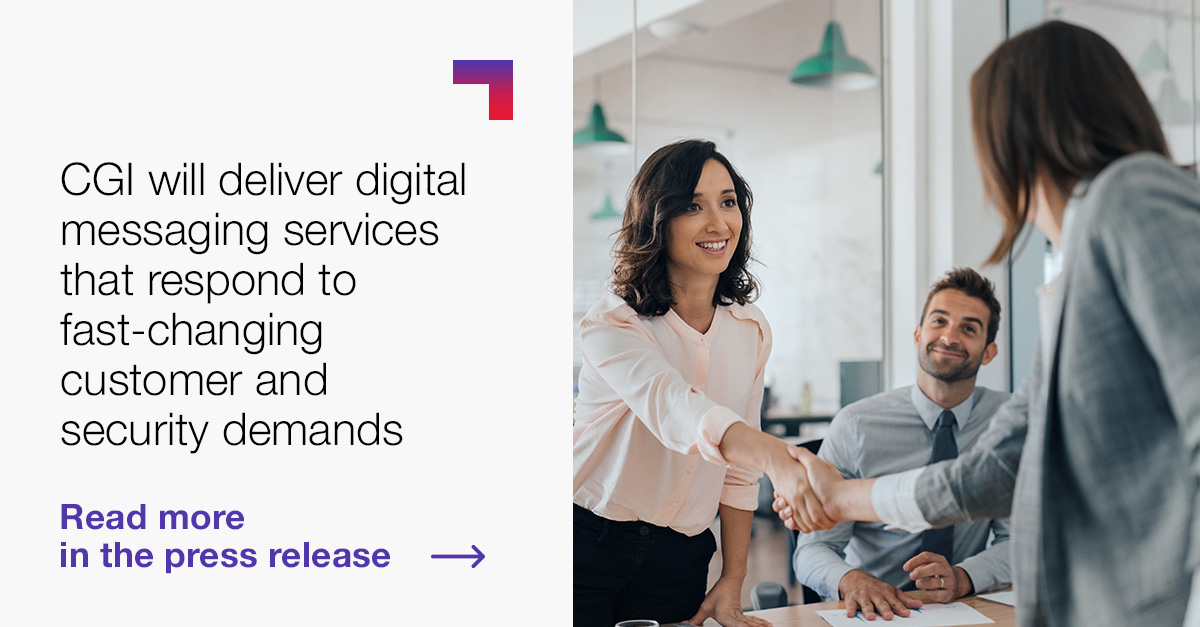 CGI and @Posti, the leading postal and logistics services provider in Finland, Sweden, and the Baltics, have entered a 10-year strategic partnership for the development and delivery of digital multichannel messaging services. go.cgi.com/3u595jk