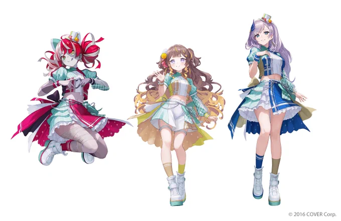 ホロライブインドネシア2期生の皆様です! 何卒よろしくお願い致します! (10/13)   I was in charge of the portrait of the talent. This is everyone from hololive Indonesia 2nd Gen.  #hololivefesEXPO24 