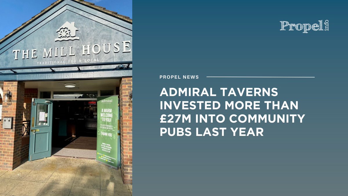 Admiral Taverns, the circa 1,500-strong, Proprium-backed business, said it invested more than £27m into elevating its community pubs throughout 2023. The group invested the funds into more than 300 pubs across both its leased and tenanted estate and its community wet-led…