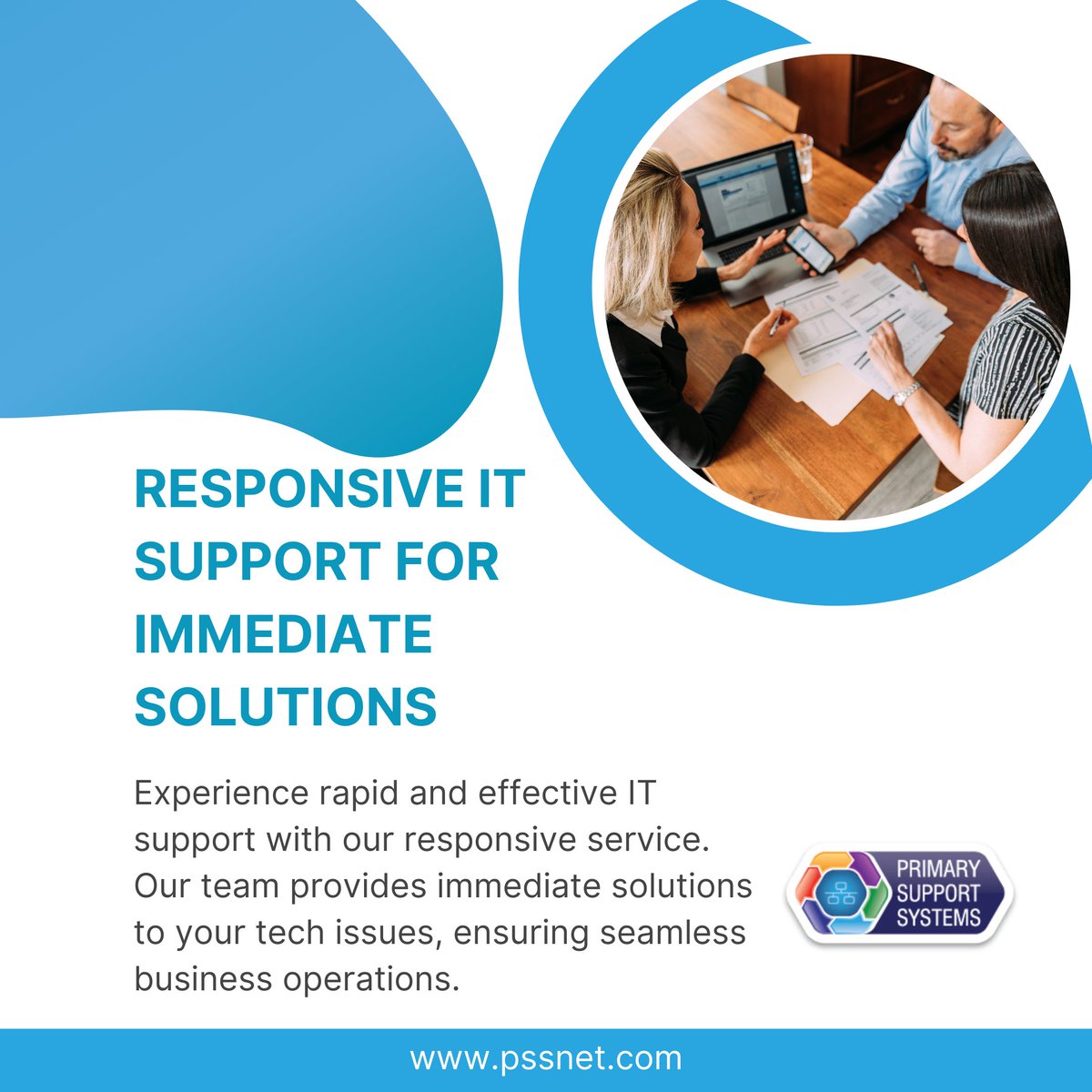PSSADM's tweet image. Responsive IT Support for Immediate Solutions

Experience rapid and effective IT support with our responsive service. Our team provides immediate solutions to your tech issues, ensuring seamless business operations.
#ITsupport #responsiveservice 

Website: pssnet.com