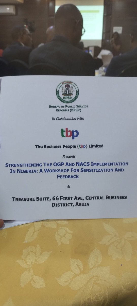 How can we improve #GoodGovernance in #Nigeria using the #OGP and National Anti-corruption Strategy (NACS)? <a href="/bpsr_ng/">Reforms Bureau NGR #Reformerng</a> <a href="/ServicomOffice/">SERVICOM</a> <a href="/ogpnigeria/">OGP Nigeria</a> <a href="/icpcnigeria/">ICPC Nigeria</a> <a href="/officialEFCC/">EFCC Nigeria</a>