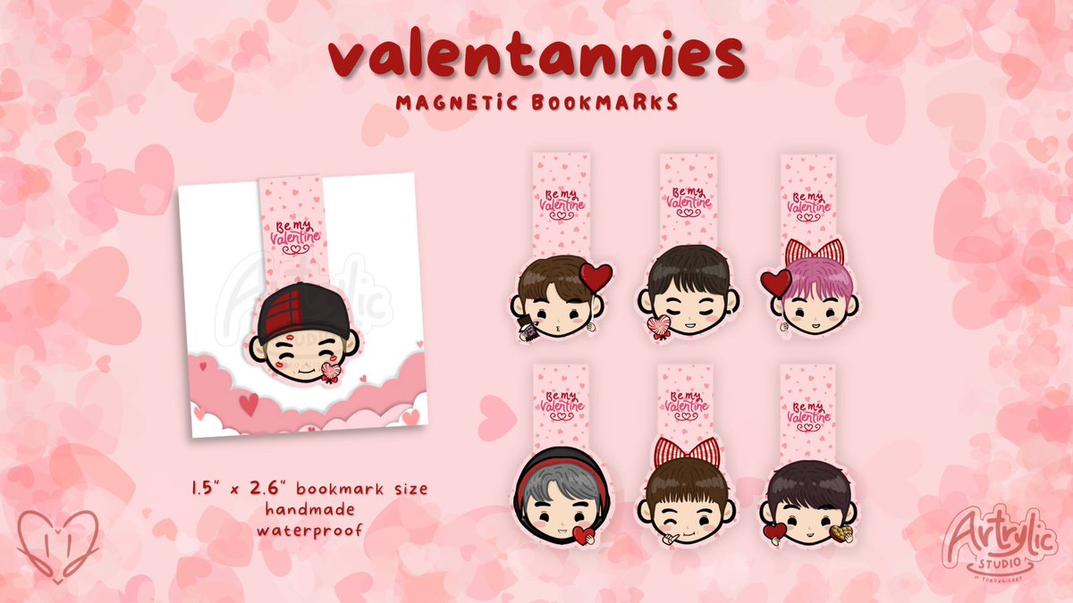 torongicart's tweet photo. Last drop before our restock!

We're also releasing the Valentannies in Magnetic Bookmarks 💝 Enjoy reading your favorite books with these cute companions! 

6PM tomorrow on our website, https://t.co/P8ONjn8POS https://t.co/sLsJo93A6g