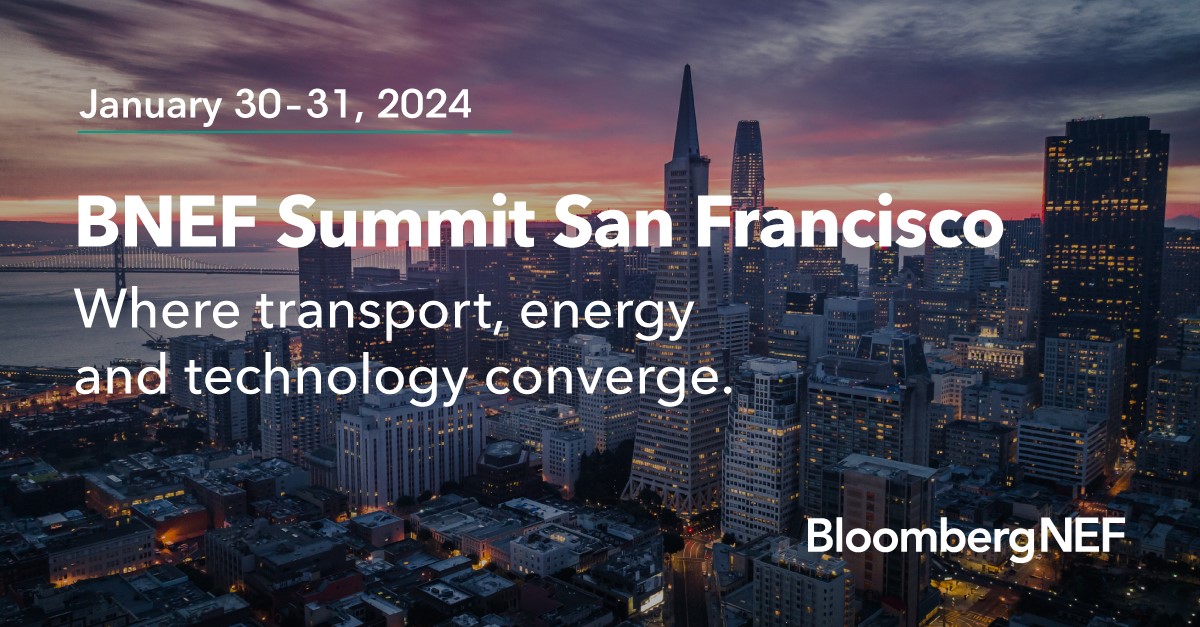 Join us on Wednesday, January 31, 2024 at the #BloombergNEF Summit at Yerba Buena Center, San Fransisco, CA, USA, where our President Hamish Norton will be participating in the “Beyond Baby Steps: Maritime Shipping's Path to Lower Emissions” panel at 15:30.