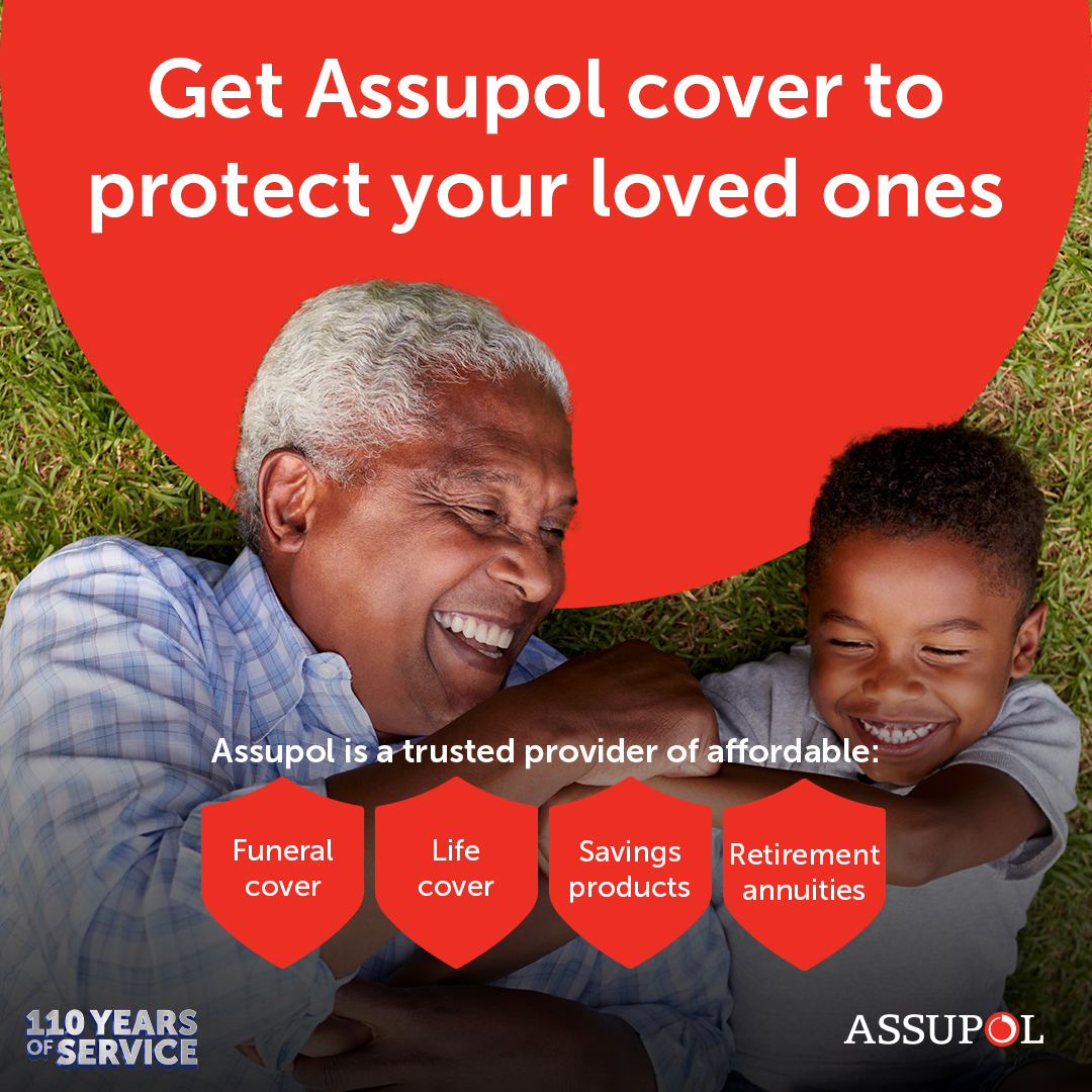 Assupol funeral cover includes: Cover for the funeral and other related expenses. Provides a single tax-free cash payment shortly after a valid death claim is submitted to the insurance company. Assupol Life is an insurer licensed to conduct life insurance business. FSP 53.