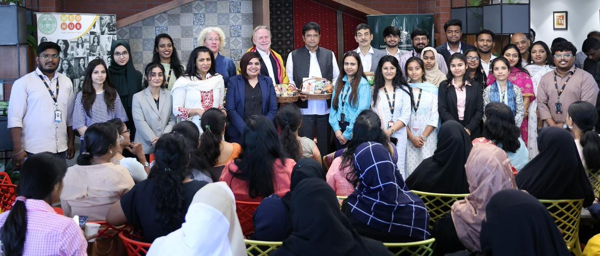 Min_SridharBabu's tweet image. Minister Sri D. Sridhar Babu along with @AusHCIndia Mr. Philip Green OAM has announced Start-X, a 13-week pre-incubation programmme to be delivered by @WEHubHyderabad to support women, marginalized and the LGBTIQ+ communities in entrepreneurship development.
Stating that the…
