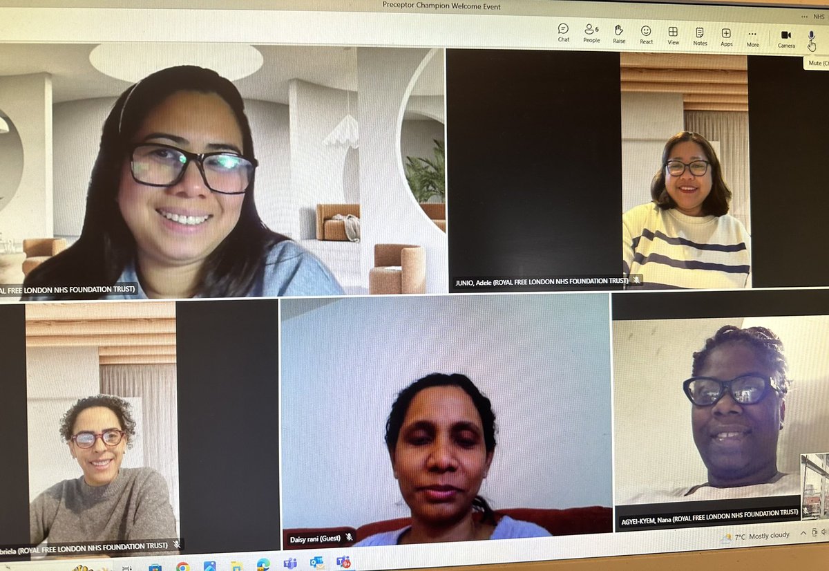 Catching-up with our amazing preceptorship champions 😊 It is great to listen to their journey in supporting newly registered nurses.