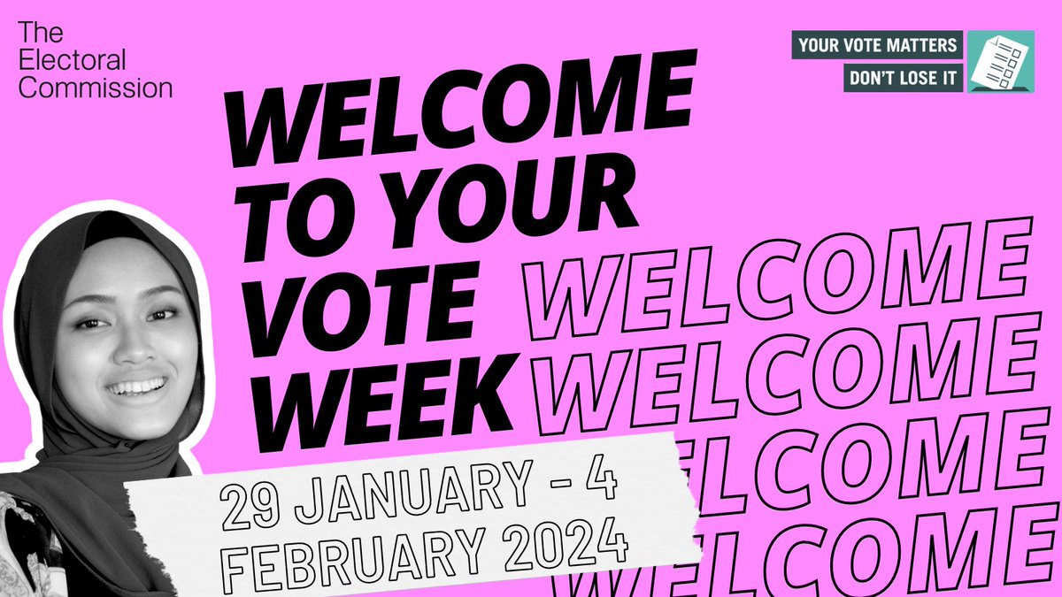When it comes to democracy, your voice matters. Your Vote Week 2024 is all about using and celebrating your voice, be it through voting, signing a petition or joining a youth forum or council. Don’t miss out! #WelcometoYourVoteWeek