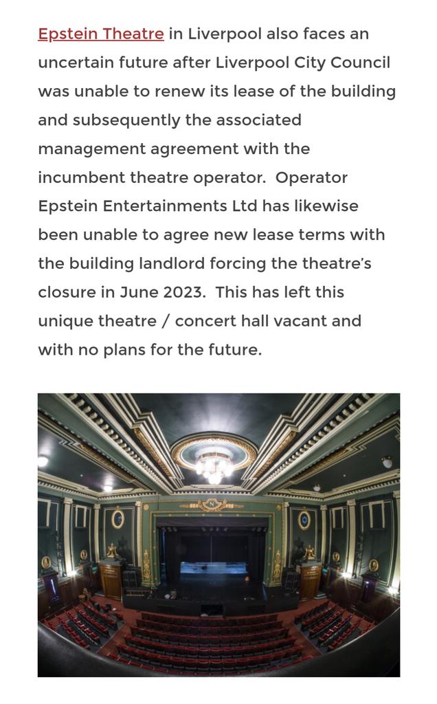 So sad for #Liverpool @CultureLPool #liverpooltheatres  theatrestrust.org.uk/latest/news/22…