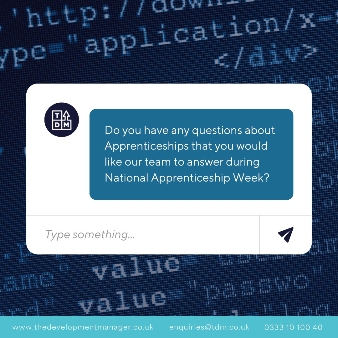 The Development Manager (TDM) tweet media