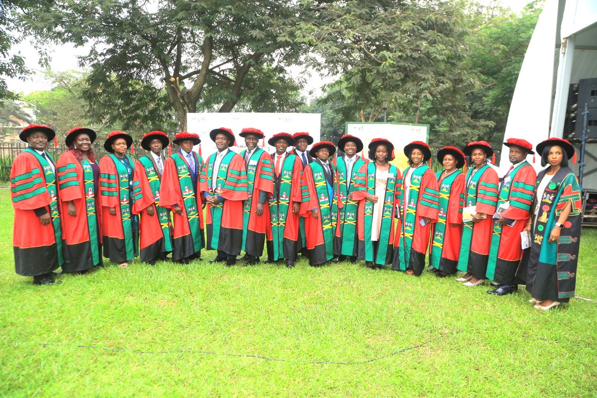 Congratulations to all @MakCAES PhD graduates. The College has presented 20 candidates for the award of PhDs at the 74th graduation ceremony of Makerere University.