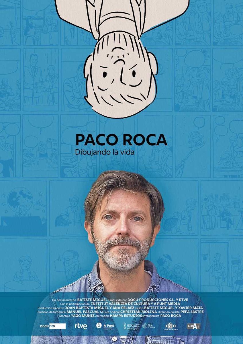 "Si soy 'Imprescindible' es por que creo que el cómic también lo es" 

🩵 <a href="/paco_roca/">Paco Roca</a>: Dibujando la vida
📰 Una entrevista maravillosa en <a href="/rtve/">RTVE</a> | <a href="/vinetabocadillo/">Viñetas y bocadillos</a>: rtve.es/noticias/20240…