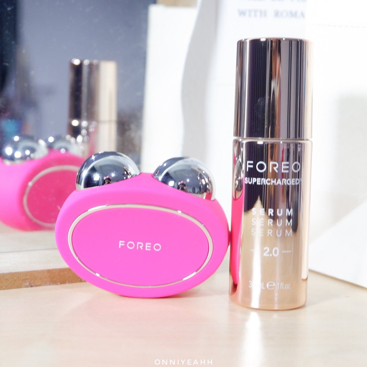 wch_reviews's tweet photo. เห็นรีวิว เยอะมาก ได้ลองแล้ว #FOREOBEAR ช่วยยกกระชับผิวหน้า กระตุ้นคอลลาเจน และผลักสกินแคร์เข้าสู่ผิว ใช้คู่กับเซรั่มเบสน้ำที่ช่วยให้ความชุ่มชื้นลดเลือนริ้วรอยต่างๆ เราทำ 2-3ครั้ง/วีค ทำง่าย สะดวกมากๆ รู้สึกได้เลยว่าผิวกระชับขึ้น🩷🧸 #FOREO https://t.co/cRtdXvrWAa