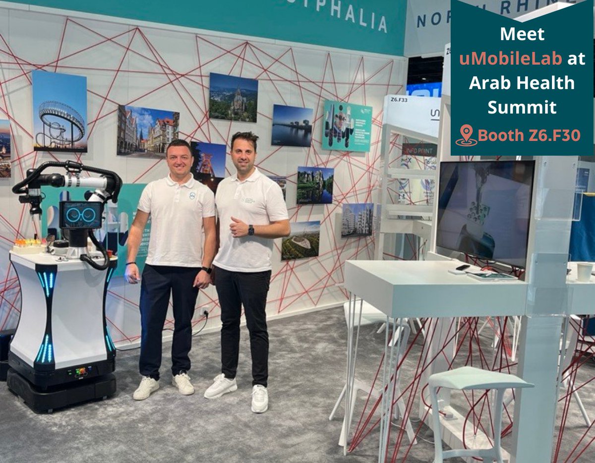 🚀 Day One Kick-Off at @ArabHealthExhibition! 🌟 Join us at booth Z6.F30 and meet our expert team, ready to provide live demos and showcase how our robotics solutions enhance patient care, improve efficiency, and elevate staff satisfaction. 👉 Learn more: ow.ly/b1gC50QvjVz