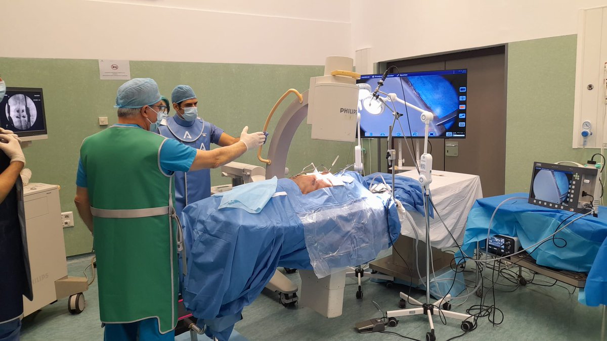 IAVANTE_FPS's tweet photo. #IAVANTEsimulación @saludand y la Cátedra de Innovación en Neurocirugía de la @UAM_Madrid, con la colaboración de la #SOANNE, organizan por primera vez una formación avanzada en abordajes quirúrgicos espinales en el Centro de #Simulación de @GranadaesSalud https://t.co/OWjoSMEx1b https://t.co/xtRBs24OVp