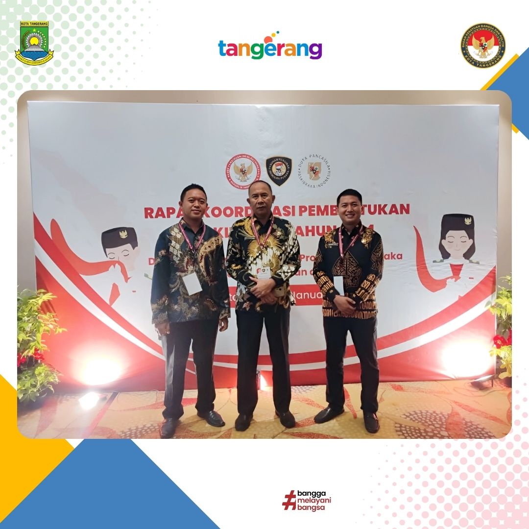 Kepala Badan Kesbangpol Kota Tangerang menghadiri Rapat Koordinasi Pembentukan Paskibraka Tahun 2024. Bertempat di Hotel Discovery Ancol, Jakarta. Selasa (30/1).