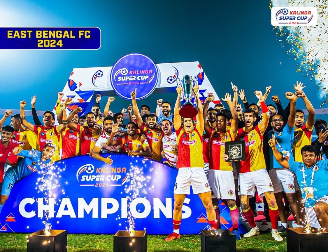 THANKS TO EVERY ONE ❤️💛

UNFORGETTABLE MOMENTS 🏆⚽️

#KalingaSuperCup
#JoyEastBengal
#TheTorchHaveComeBack🔥
@eastbengal_fc