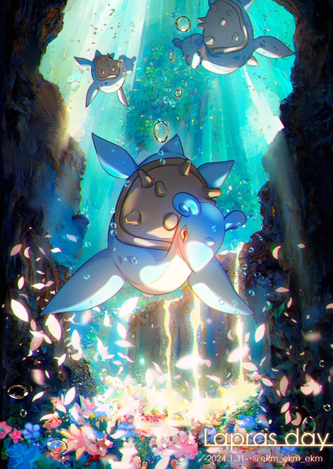 ラプラスの日/Lapras day #ポケモンイラスト #pokemonfanart #ラプラスの日 