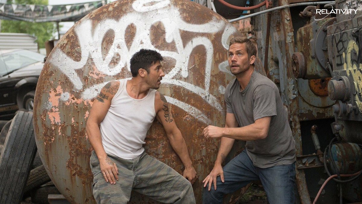 Relativity's tweet photo. To take down the enemy, you have to step in the most dangerous walls in the city. Catch #PaulWalker in #BrickMansions!

https://t.co/ThMSH0SBxY 🔥🔥

#DavidBelle #RZA #ParkourAction #UrbanThriller #ActionHeroes #FastPaced #CrimeFighters #MovieTime #AdrenalineRush #Action https://t.co/fte2LIPVAZ