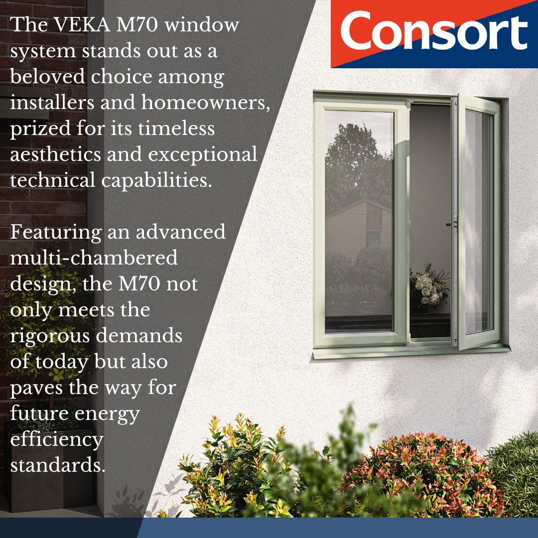 Timeless elegance - VEKA M70 ✅
Available to order with Consort ✅