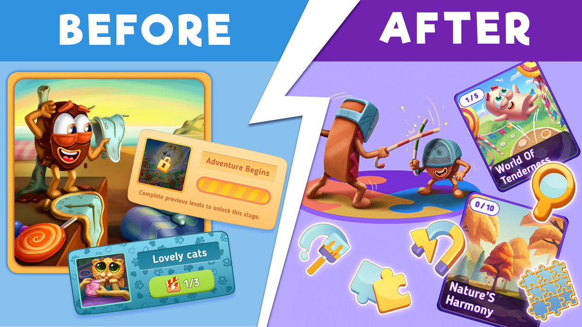 🤩 Get rid of boredom for good! Reduce stress and boost your memory with Jigsaw Puzzles by Jolly Battle. 🧩 We’ve transformed the game into an amazing adventure with a match-3 challenge and multiple cozy puzzle pictures to assemble. ➡️ Free download: jbpuzzleadventure.page.link/jpTw…